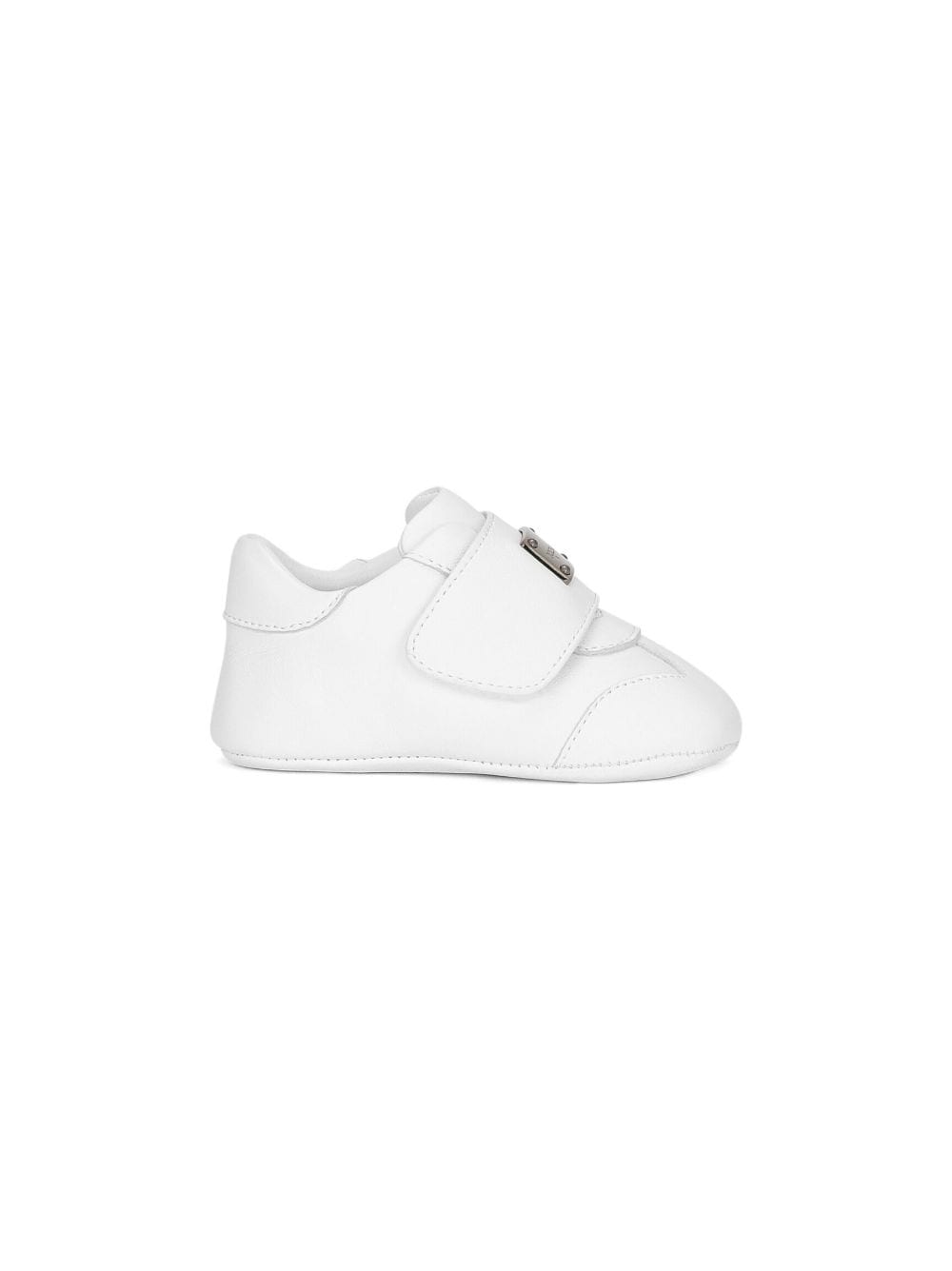Image 2 of Dolce & Gabbana Kids logo-plaque touch-strap sneakers