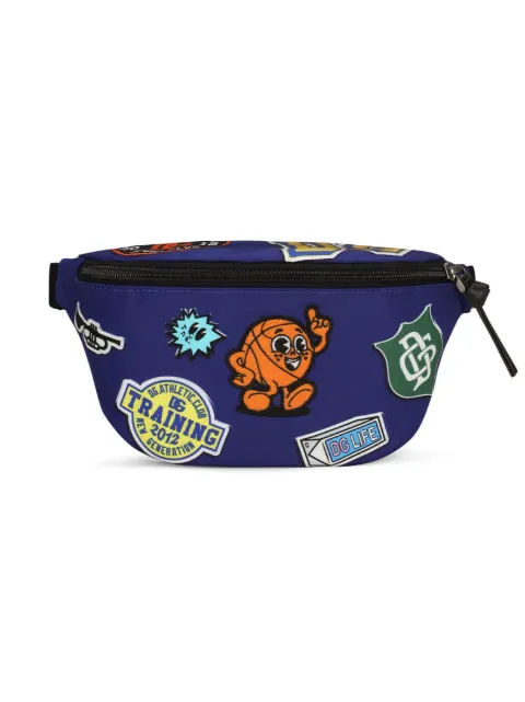 Dolce & Gabbana Kids patch-detail belt bag