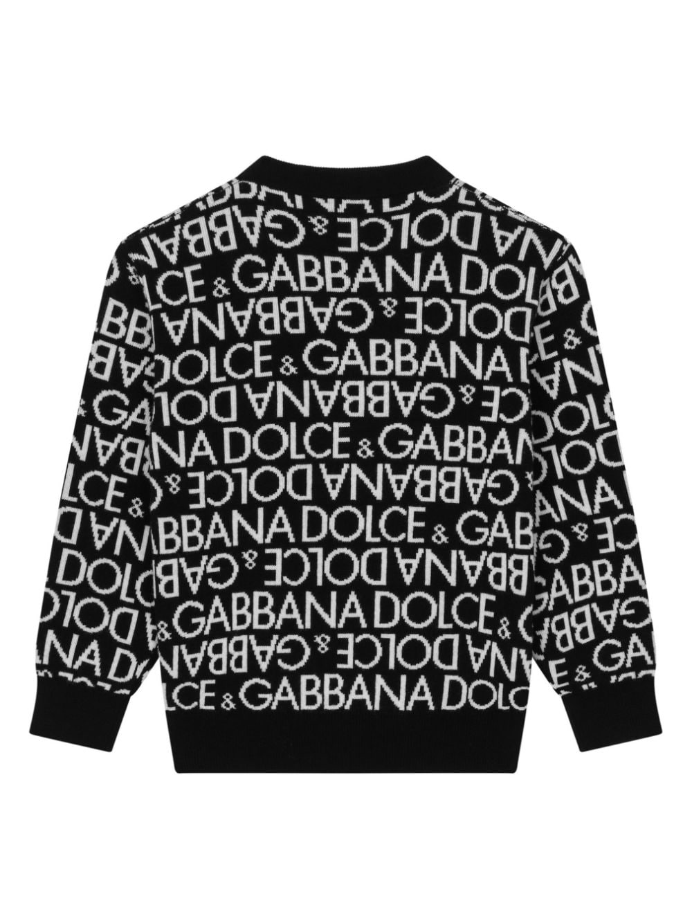 Dolce & Gabbana Kids Gebreide sweater - Zwart
