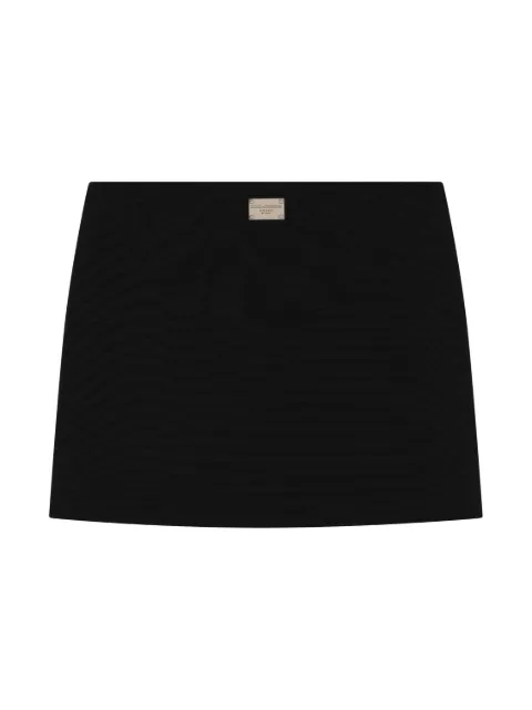 Dolce & Gabbana Kids logo-plaque mini skirt