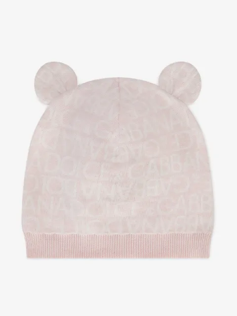 Dolce & Gabbana Kids animal-ears knitted hat