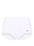 Dolce & Gabbana logo-appliqué bikini bottoms - White