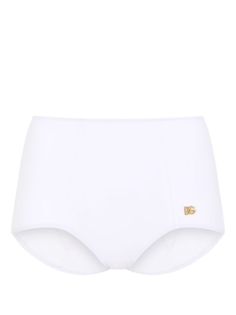 Dolce & Gabbana logo-applique bikini bottoms Women