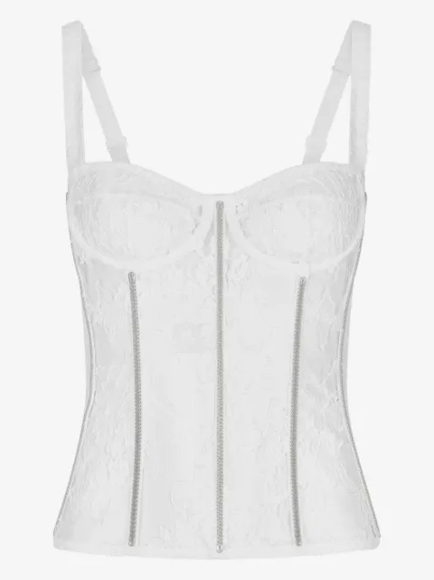 Dolce & Gabbana lace bustier corset