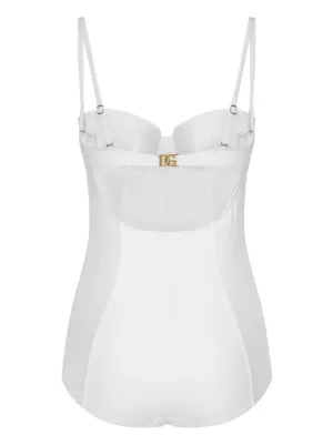【Dolce & Gabbana】ワンピーススイムスーツ バルコネット 水着 DOLCE&GABBANA】ポピー柄バルコネット ワンピーススイムスーツ