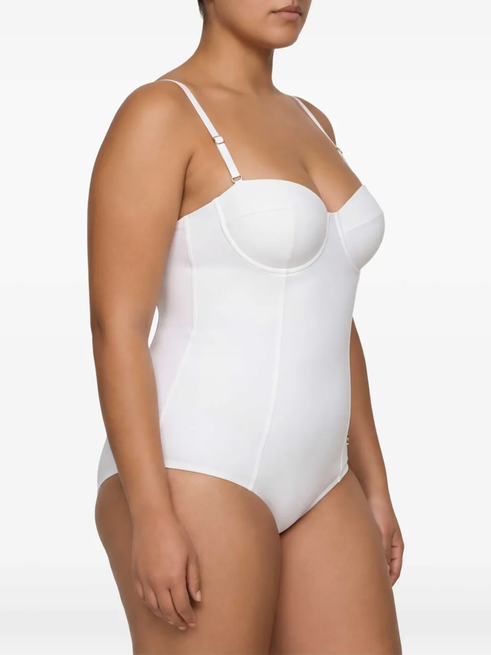 Dolce & Gabbana Badpak met logoplakkaat Wit