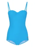 Dolce & Gabbana DG-logo one-piece swimsuit - Blue