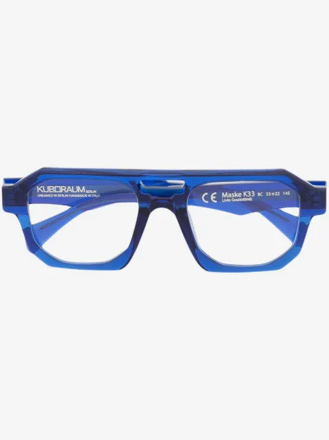 Kuboraum pilot-frame glasses