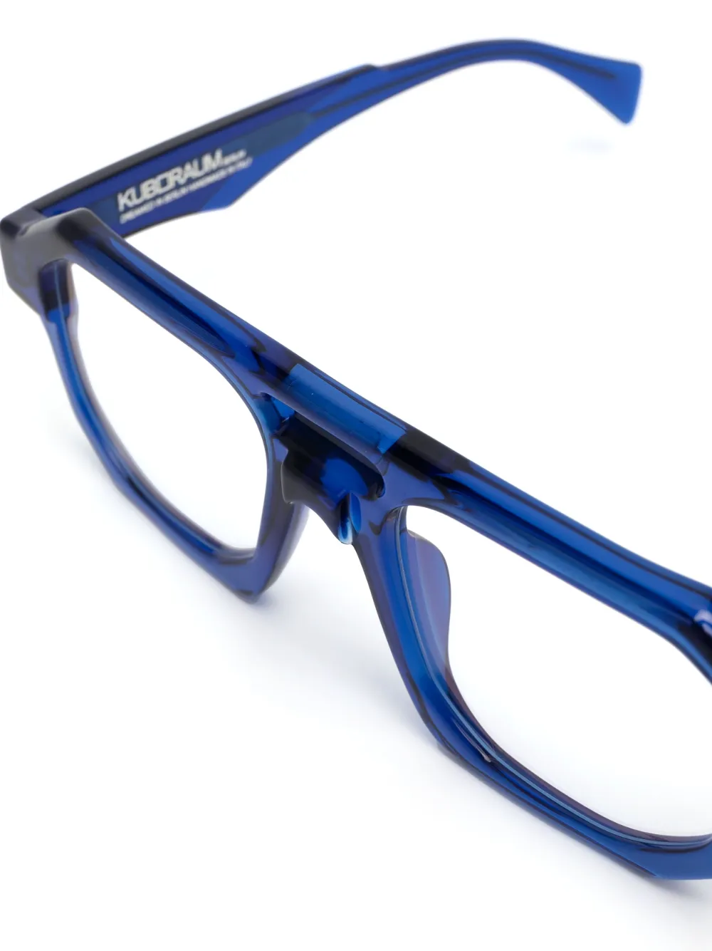  Kuboraum Pilot-frame Glasses - Blue 