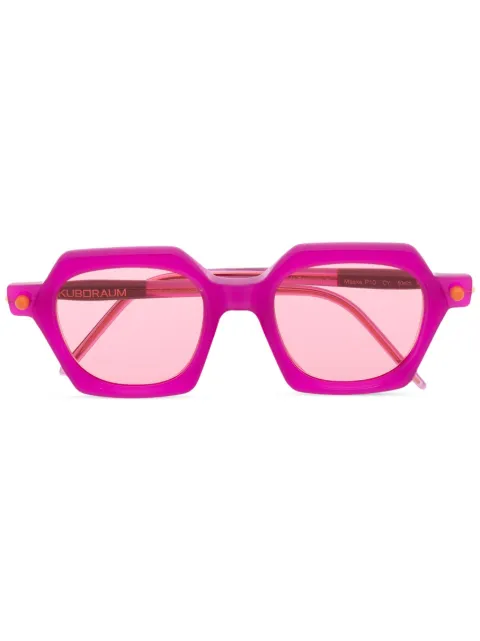 Kuboraum P10 CY square-frame glasses