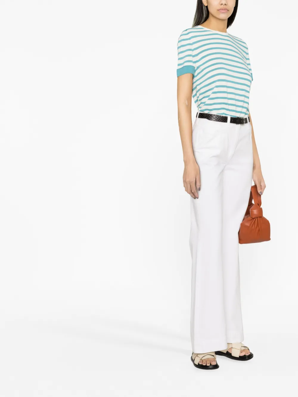 Max Mara Gebreid T-shirt Wit