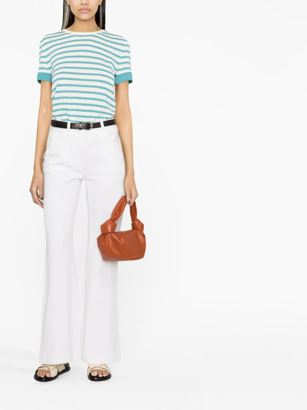 Max Mara Gebreid T-shirt Wit