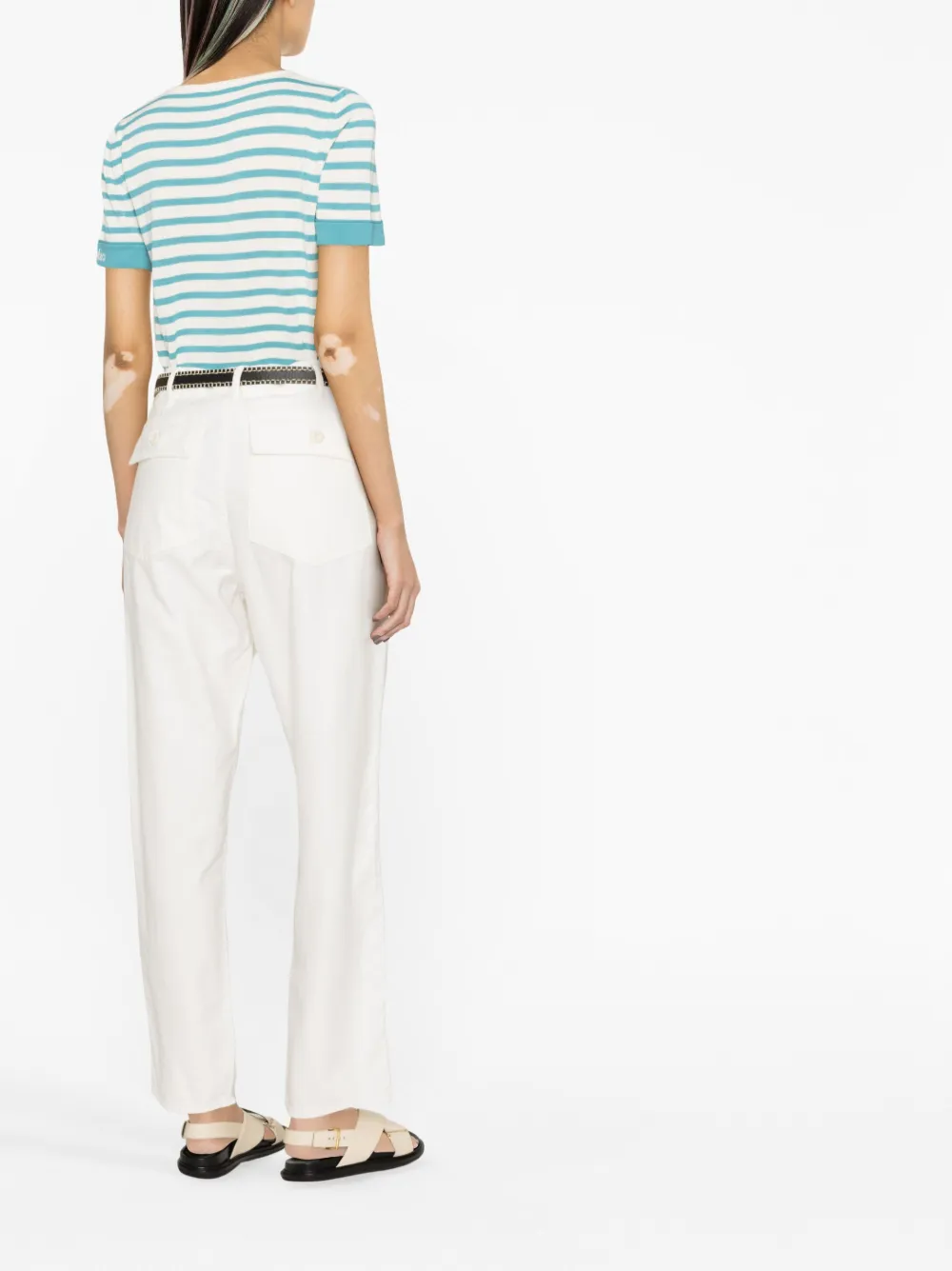 Max Mara Gebreid T-shirt Wit