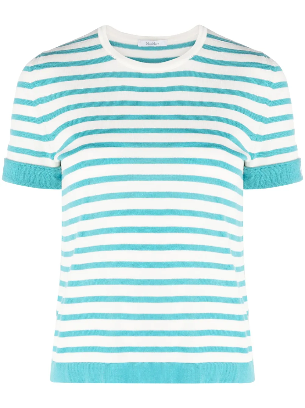 Max Mara Gebreid T-shirt Wit