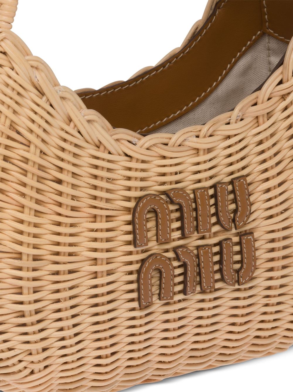 Miu Miu mini Wander wicker shoulder bag WOMEN