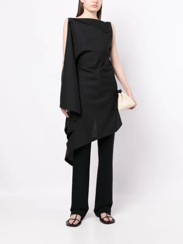 The Row Bamby アシンメトリー トップ | ブラック | FARFETCH JP