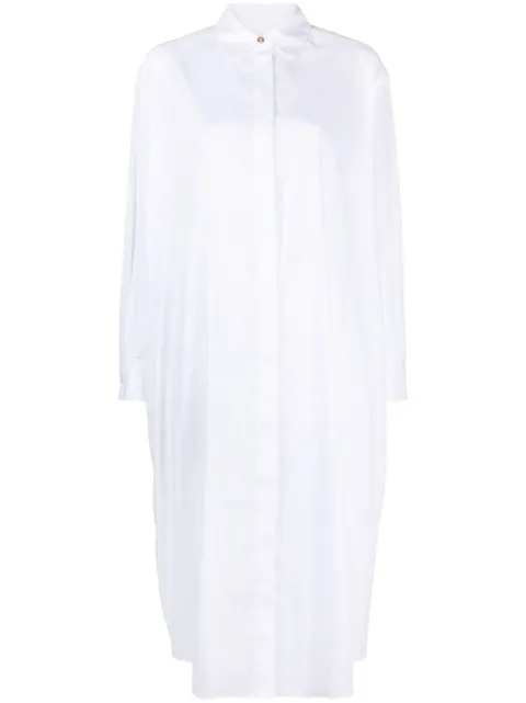 Asceno Allegra cotton midi shirt dress