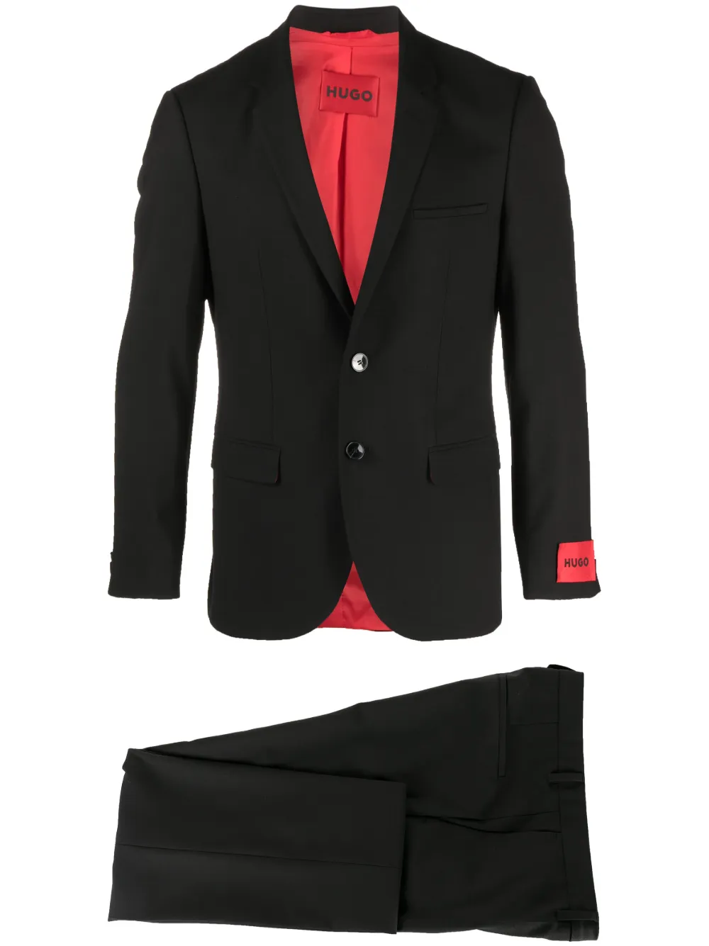 HUGO single-breasted suit set | Black | Image 1