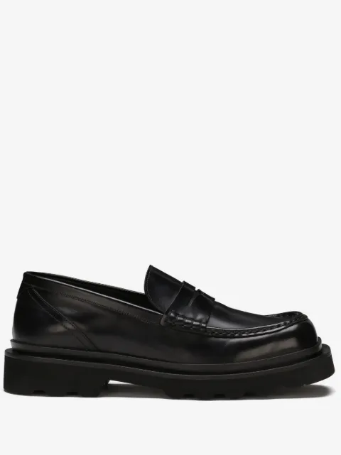 Dolce & Gabbana penny-slot leather loafers