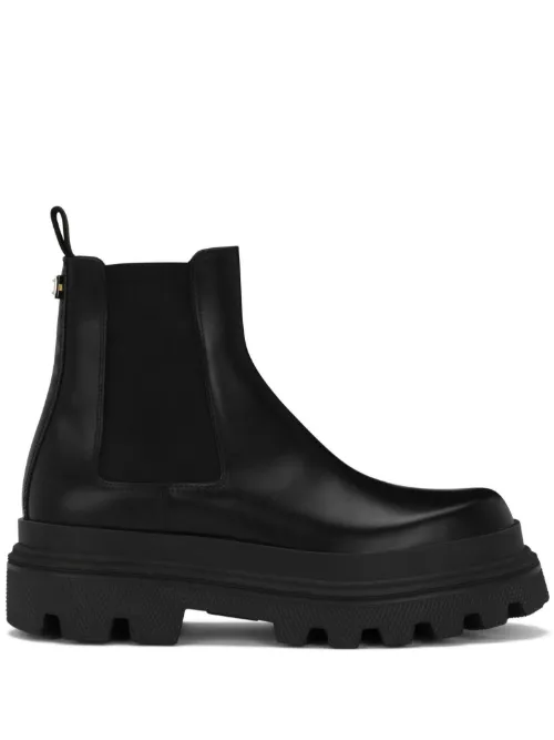 Bottines chelsea en cuir - Dolce & Gabbana - Modalova
