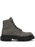 Dolce & Gabbana logo-jacquard ankle boots - Grey