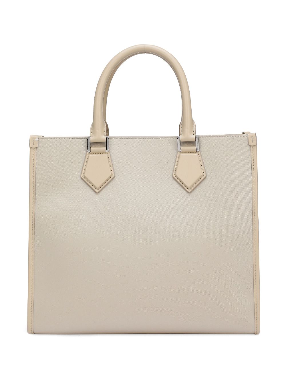 Shop Dolce & Gabbana Logo-print Tote Bag In Neutrals