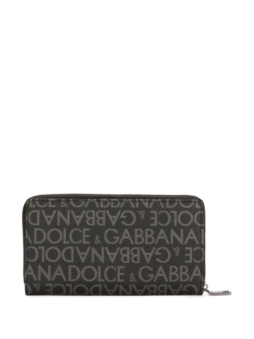 Dolce & Gabbana Pasjeshouder met logo jacquard - Zwart