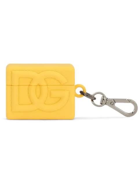 Dolce & Gabbana Capa para Airpods com logo gravado
