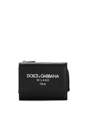 Dolce & Gabbana Logo Plaque bi-fold Wallet - Farfetch