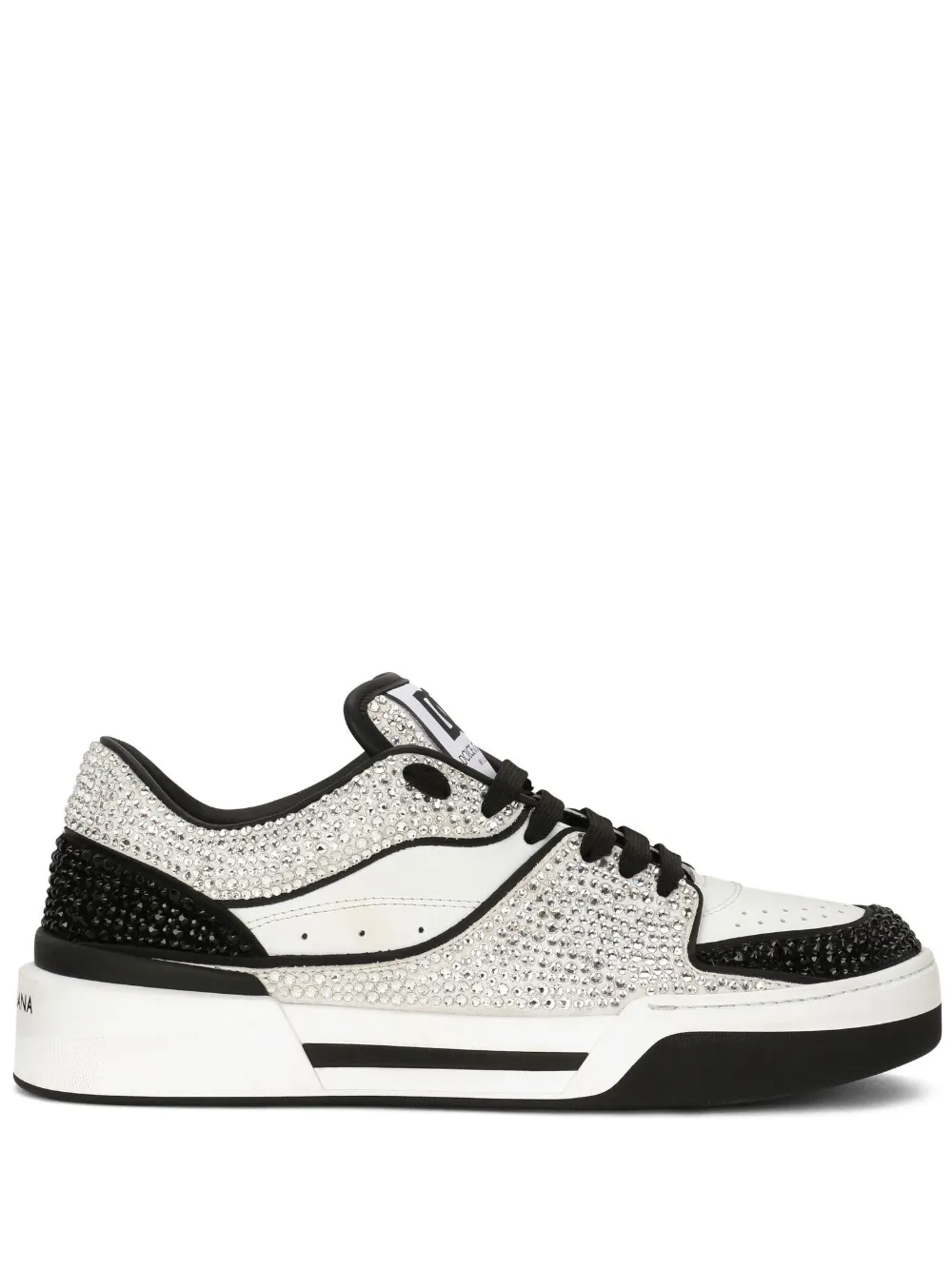 Dolce & Gabbana Dolce & Gabbana Sneakers mit Kristallen - Weiß