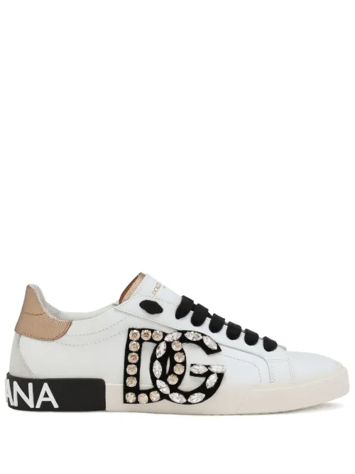 Baskets Portofino à ornements - Dolce & Gabbana - Modalova