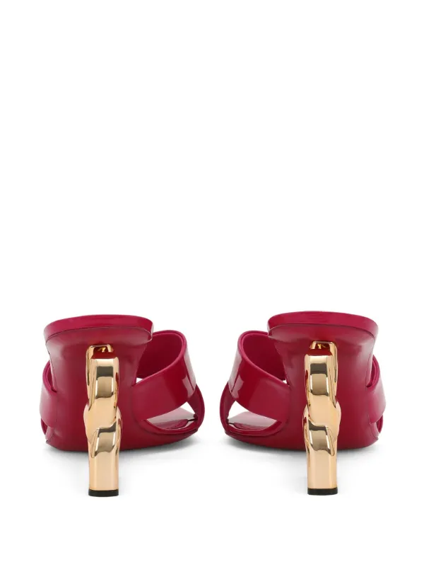 Dolce & Gabbana DGヒール サンダル Dolce & Gabbana 3.5 DGヒール 75mm サンダル | レッド