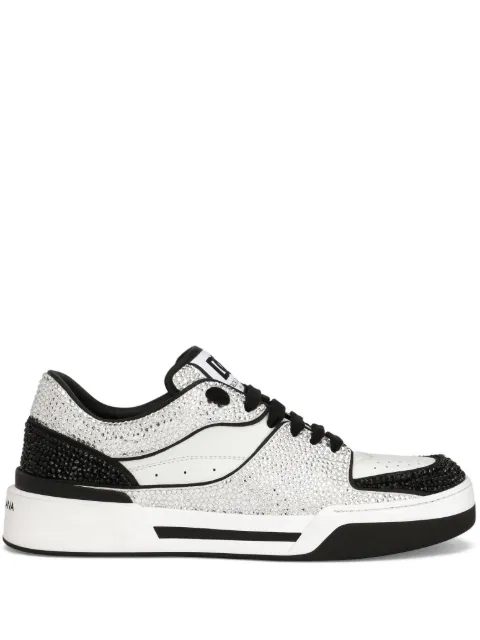Dolce & Gabbana New Roma rhinestone-embellished sneakers