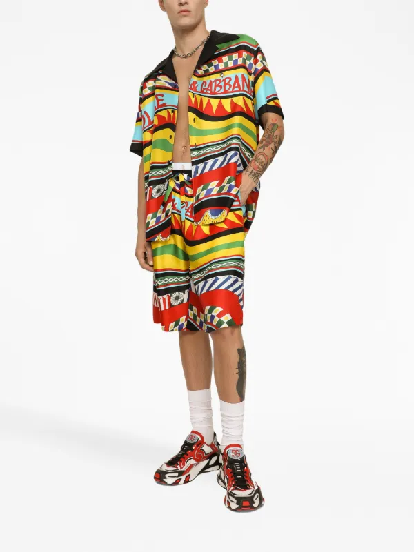 Dolce & Gabbana Fast In Maglina logo-patch Sneakers | Red