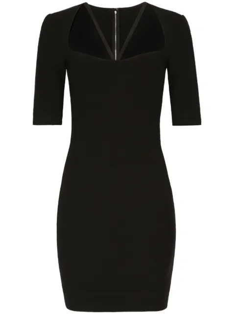 Dolce & Gabbana strappy half-length sleeves minidress F6AUTTFUGKF - 0