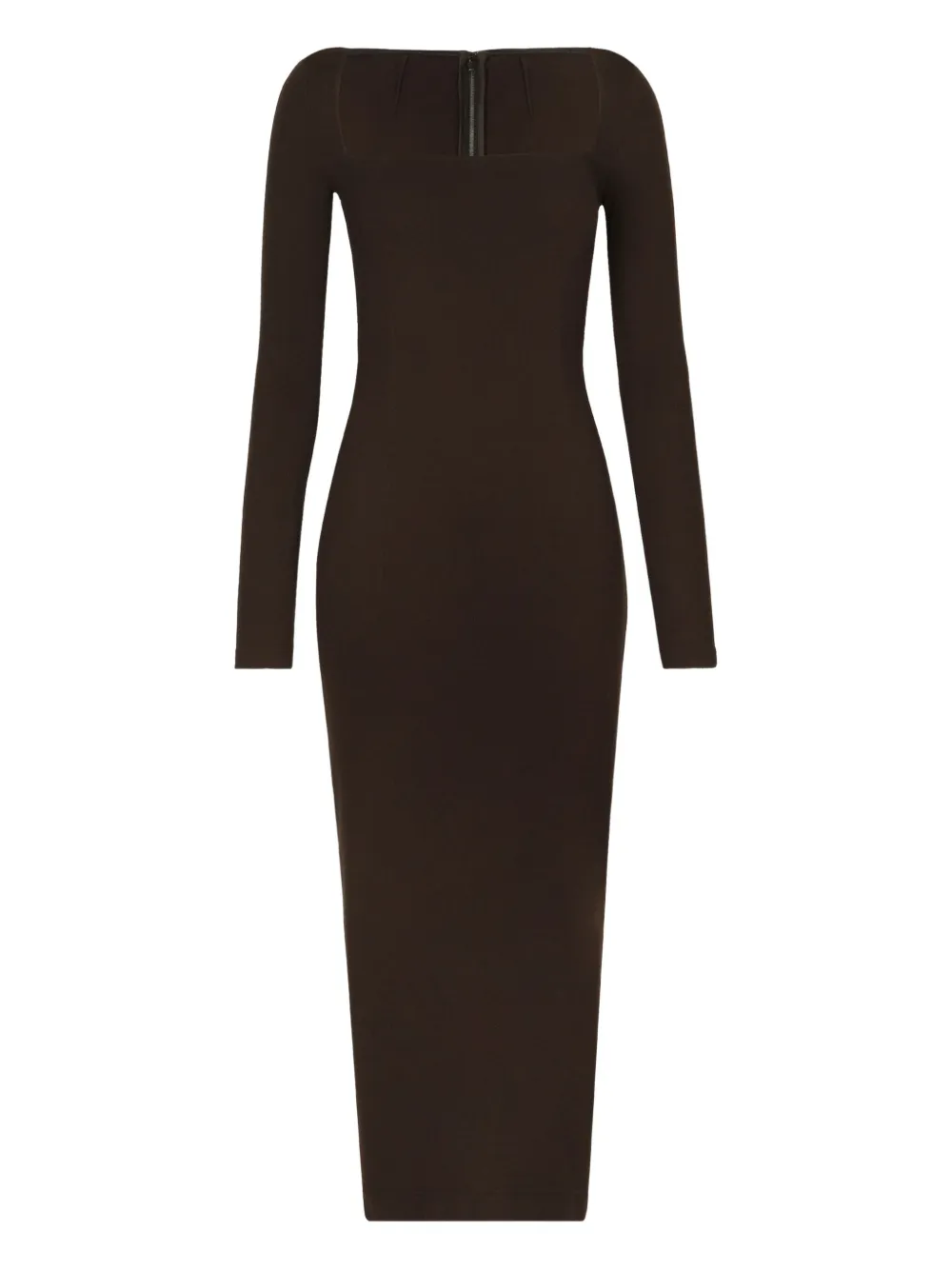 Dolce & Gabbana Midikleid aus Jersey - Braun