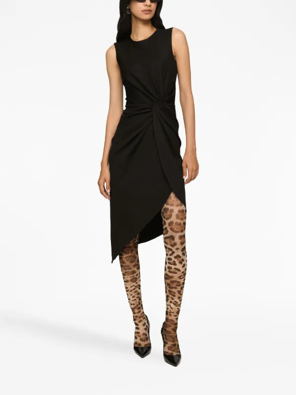 knee length dresses for ladies Acacia Draped Jersey Midi Dress  SIMKHAI
