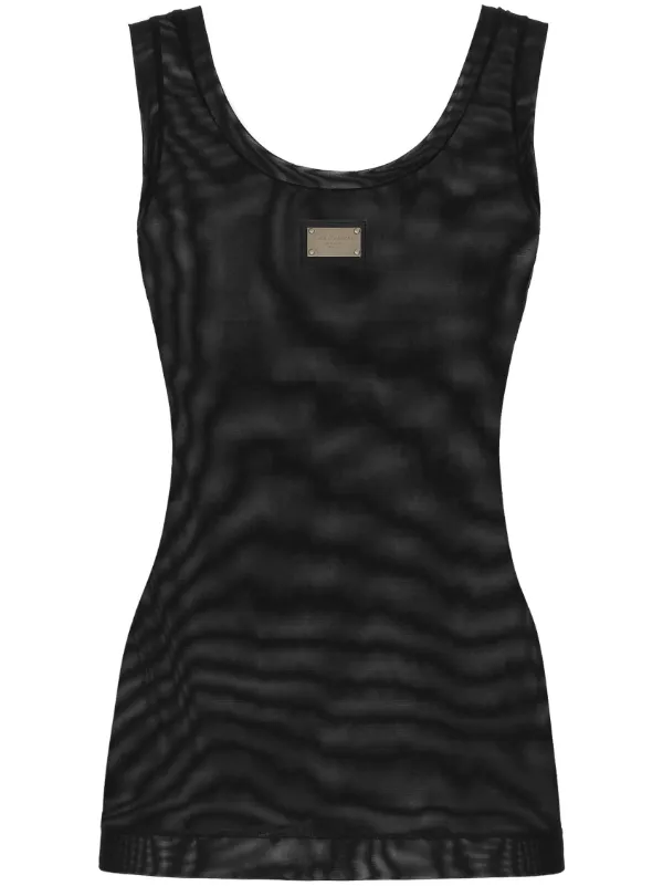Dolce & Gabbana ロゴ タンクトップ | ブラック | FARFETCH JP