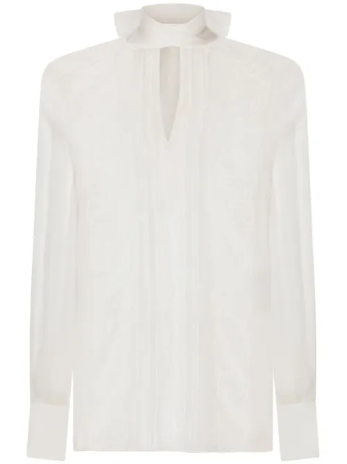 Blouse en dentelle Chantilly - Dolce & Gabbana - Modalova