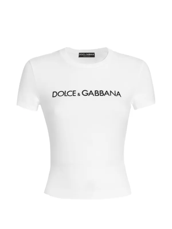 Dolce & Gabbana 2024年ロゴプレート Tシャツ レディース38 20045288_68982147_600.jpg