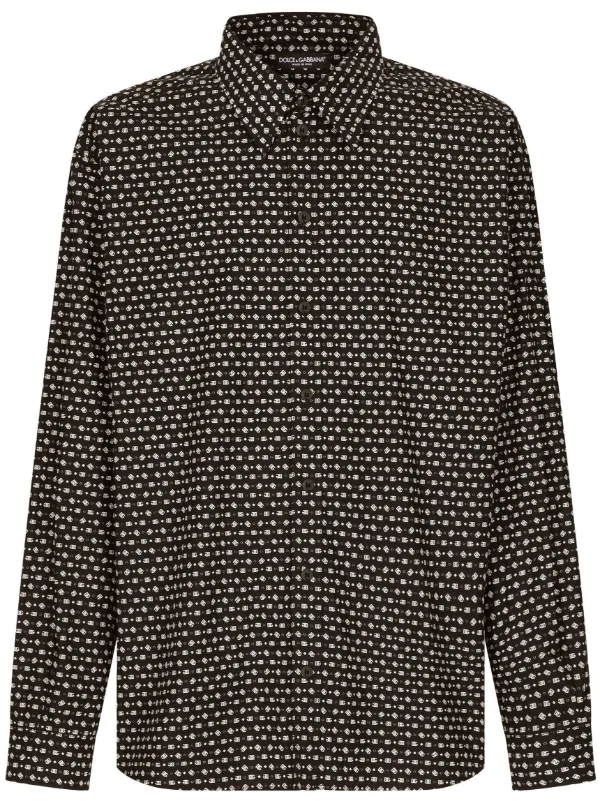 Dolce & Gabbana DGロゴ シャツ | ブラック | FARFETCH JP
