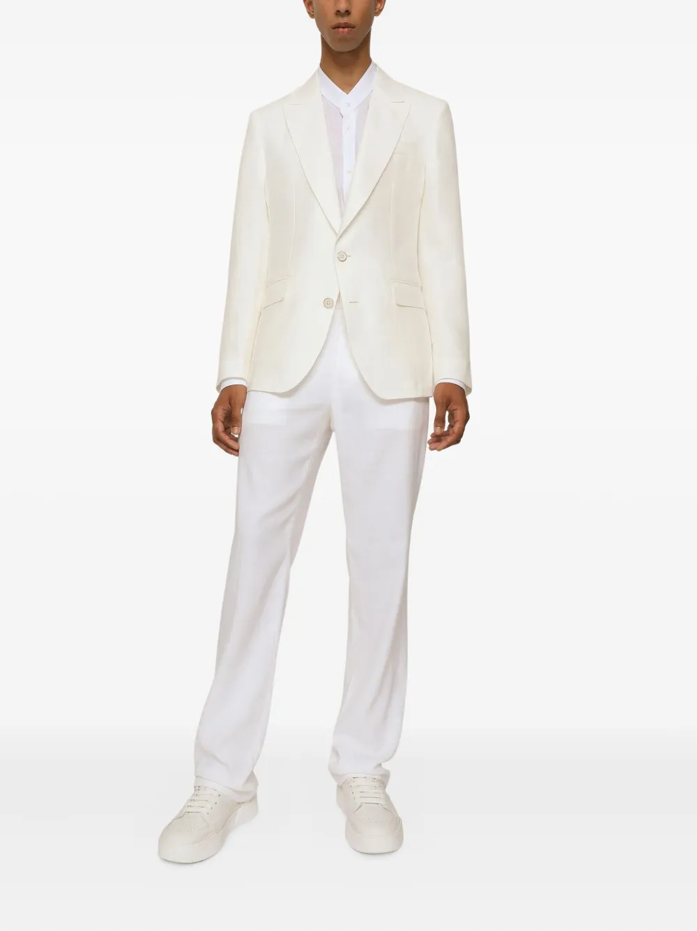 Dolce & Gabbana Linnen overhemd Wit