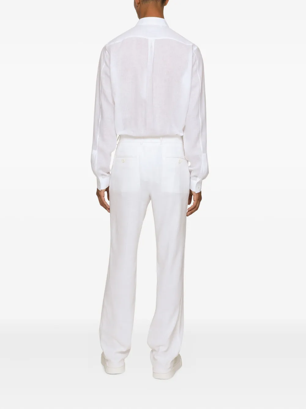 Dolce & Gabbana Linnen overhemd Wit