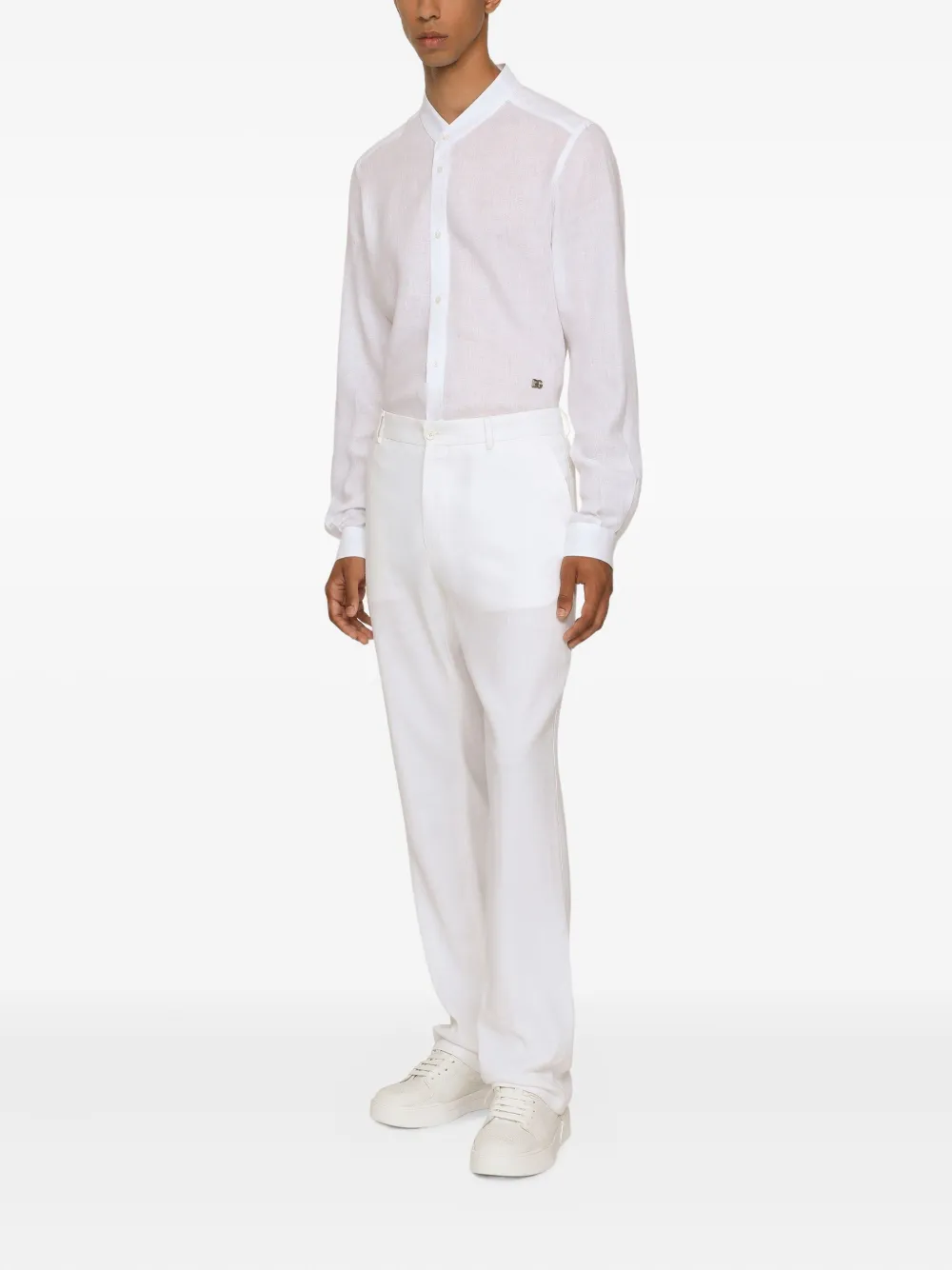 Dolce & Gabbana Linnen overhemd Wit