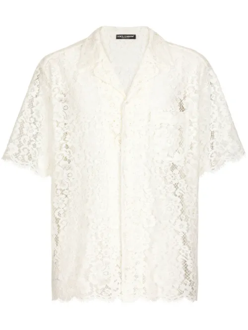 Chemise transparente en dentelle - Dolce & Gabbana - Modalova