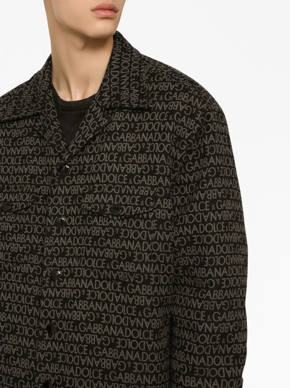 Dolce & Gabbana Giacca-camicia con stampa | Image 6