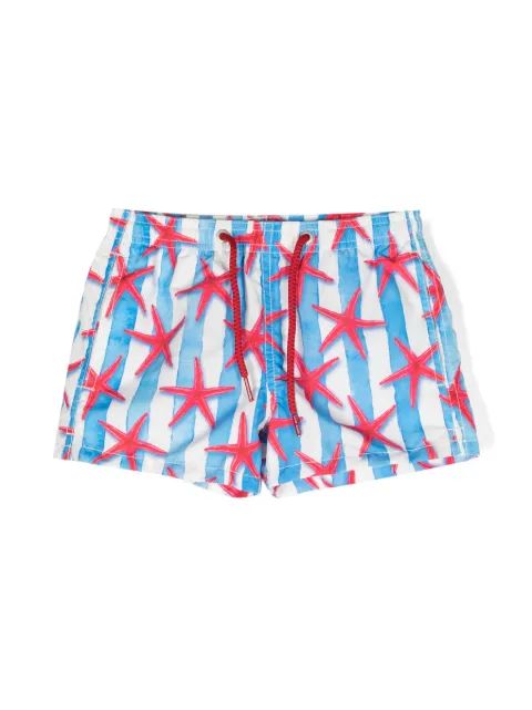 MC2 Saint Barth Kids graphic-print swim shorts