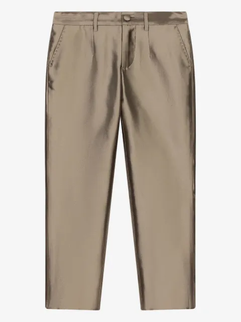 Dolce & Gabbana Kids pantalon Classic Mikado à coupe ample