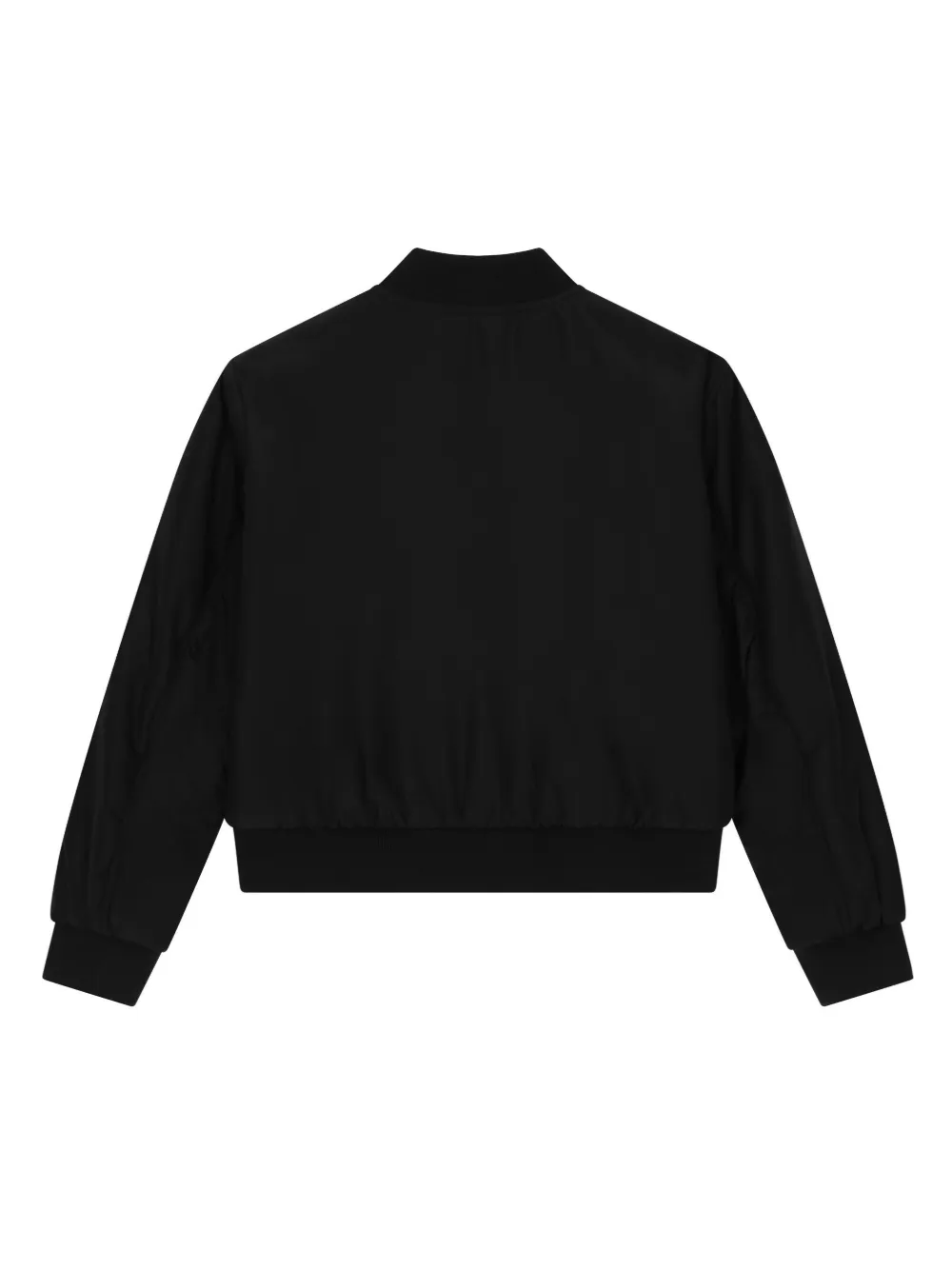 Dolce & Gabbana Kids Bomberjack met logoprint - Zwart