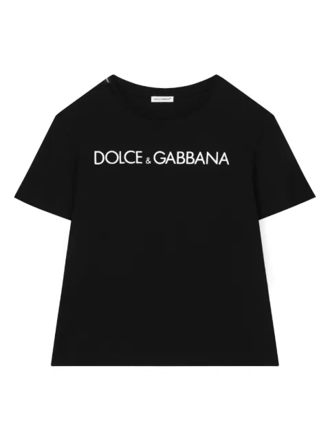 Dolce & Gabbana Kids logo-print cotton T-shirt